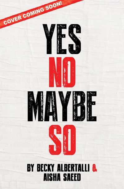 Cover for Becky Albertalli · Yes No Maybe So (Paperback Book) (2020)