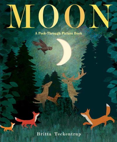 Cover for Britta Teckentrup · Moon: A Peek-Through Picture Book (Hardcover Book) (2018)
