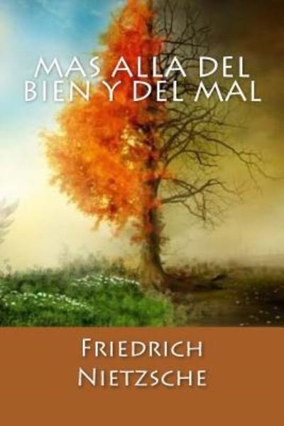 Cover for Friedrich Wilhelm Nietzsche · Mas Alla del Bien y del Mal (Taschenbuch) [Spanish edition] (2016)