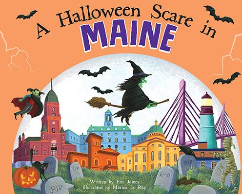 Cover for Eric James · A Halloween Scare in Maine (Hardcover Book) (2021)