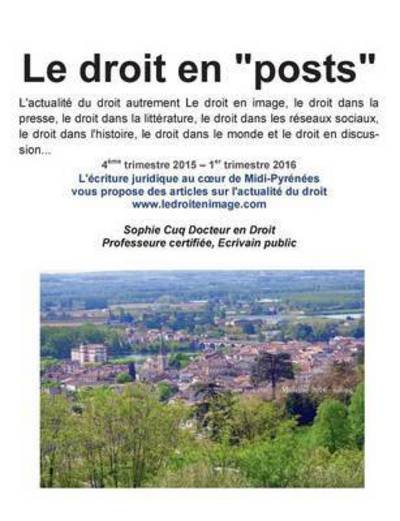Cover for Cuq · Le droit en posts (Bog) (2016)