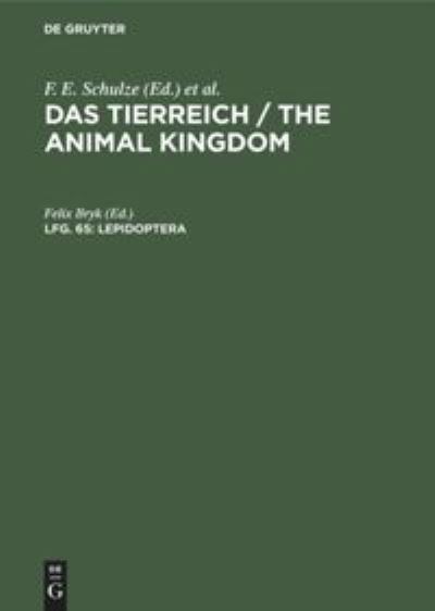 Lepidoptera : Parnassiidae pars 2 , aus : das Tierreich - Felix Bryk - Books - De Gruyter, Inc. - 9783111064666 - April 1, 1935