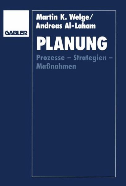 Cover for Martin K. Welge · Planung (Paperback Book) [1992 edition] (1992)