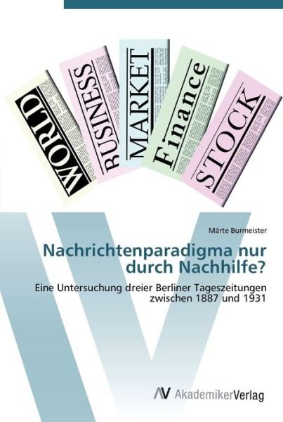 Cover for Burmeister · Nachrichtenparadigma nur dur (Book) (2012)