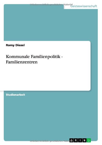 Cover for Diezel · Kommunale Familienpolitik - Fami (Book) [German edition] (2011)