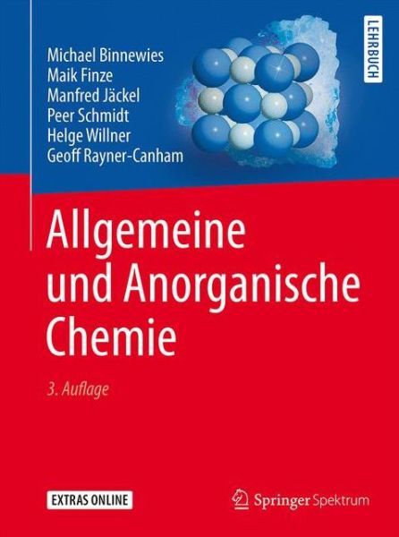 Cover for Michael Binnewies · Allgemeine und Anorganische Chemie (Book) (2016)