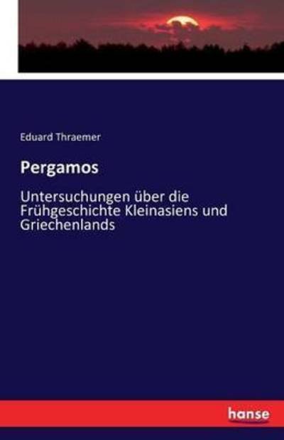 Cover for Thraemer · Pergamos (Book) (2016)
