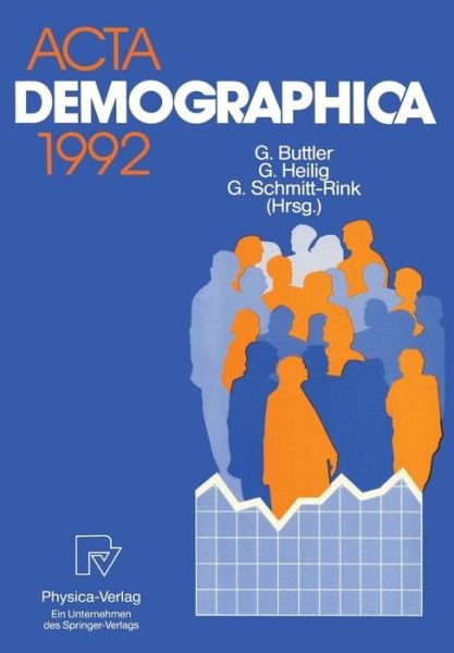 Cover for Gunter Buttler · Acta Demographica 1992 - Acta Demographica (Paperback Book) (1992)