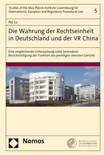 Cover for Lu · Die Wahrung der Rechtseinheit in Deu (Bog) (2016)