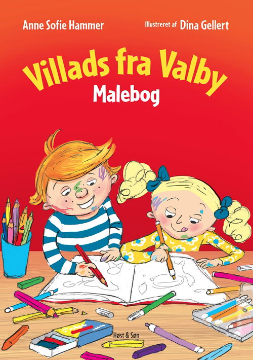 Cover for Anne Sofie Hammer · Villads fra Valby-bøgerne: Villads fra Valby Malebog (Hæftet bog) [1. udgave] (2018)