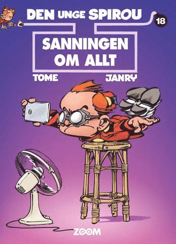 Cover for Janry Tome · Den unge Spirou 18. Sanningen om allt (Paperback Book) (2019)