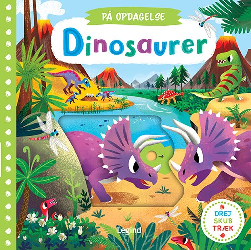 Cover for På opdagelse: På opdagelse - Dinosaurer (Cardboard Book) [1st edition] (2023)
