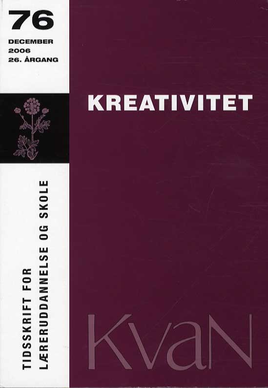 Cover for Kvan 76 - Kreativitet (Sewn Spine Book) [1st edition] (2006)