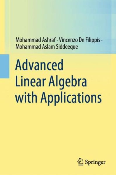 Cover for Mohammad Ashraf · Advanced Linear Algebra with Applications (Hardcover Book) [2021 edition] (2022)