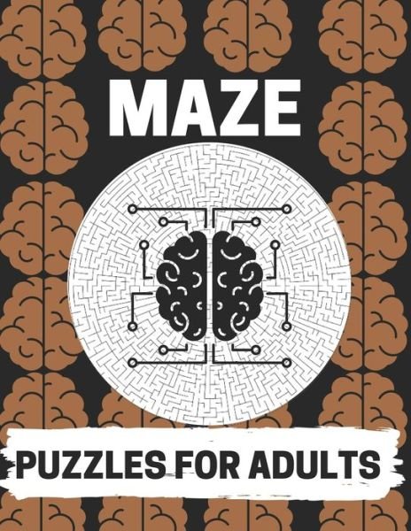 Cover for Aymane Jml · Maze Puzzles For Adults (Paperback Book) (2021)