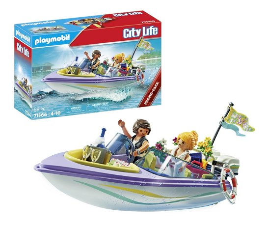 Cover for Playmobil · Honeymoon Speedboat Trip (71366) (Legetøj)
