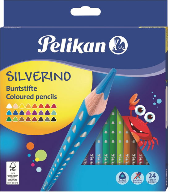 Cover for Pelikan · Pelikan Buntstifte SILVERINO 3-eckig dünn BD24LN (Tillbehör) (2024)