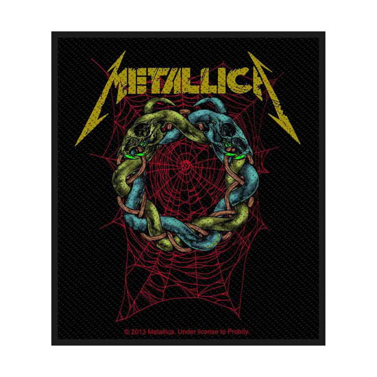 Metallica Standard Woven Patch: Tangled Web - Metallica - Fanituote - PHD - 5055339746667 - maanantai 19. elokuuta 2019