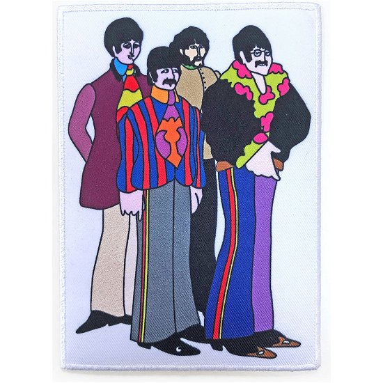 The Beatles Standard Woven Patch: Sub Band Border - The Beatles - Merchandise -  - 5056368624667 - 