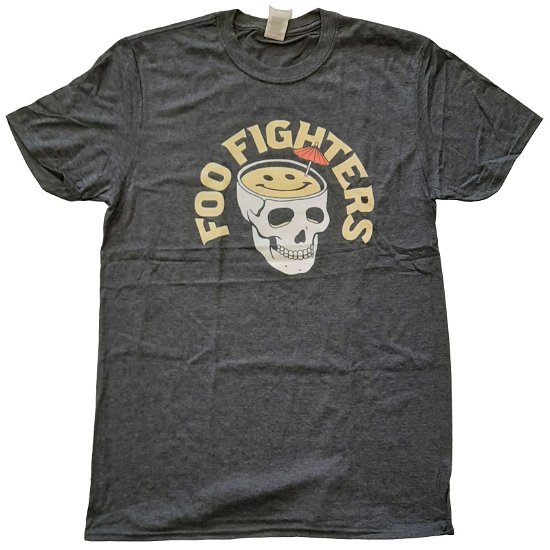 Foo Fighters Unisex T-Shirt: Skull Cocktail (Ex-Tour) - Foo Fighters - Produtos -  - 5056561067667 - 