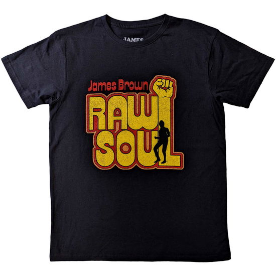 Cover for James Brown · James Brown Unisex T-Shirt: Raw Soul (T-shirt) [size S] (2023)