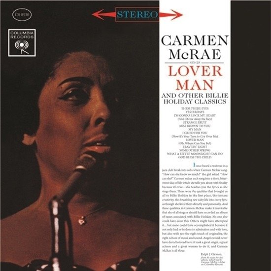 Cover for Carmen Mcrae · Sings Lover Man &amp; Other Billie Holiday Classics (LP) [Remastered edition] (2018)