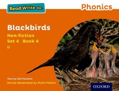 Cover for Gill Munton · Read Write Inc. Phonics: Blackbirds (Orange Set 4 Non-fiction 4) - Read Write Inc. Phonics (Paperback Book) (2016)