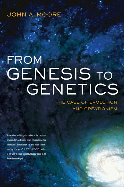 Cover for John A. Moore · From Genesis to Genetics: The Case of Evolution and Creationism (Paperback Book) (2003)