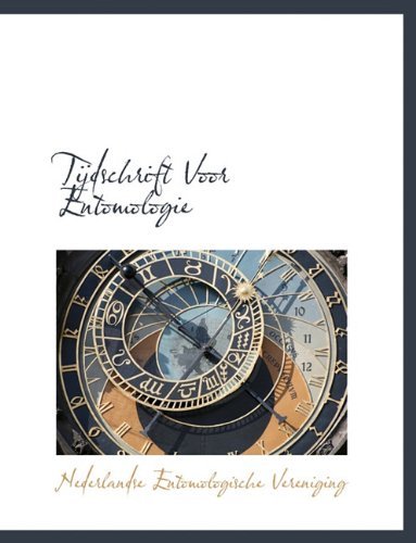 Cover for Nederlandse Entomologische Vereniging · Tijdschrift Voor Entomologie (Paperback Book) [Dutch edition] (2010)