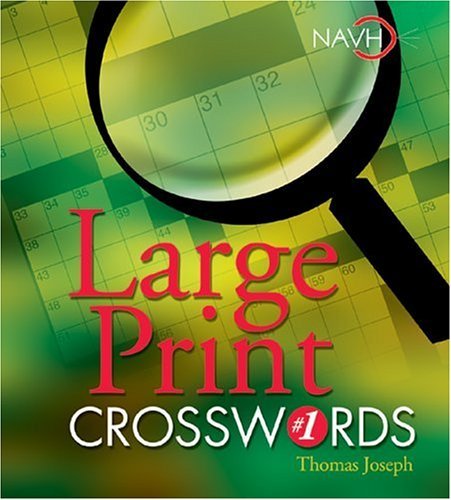 Cover for Thomas Joseph · Large Print Crosswords #1 (Spiral Book) (2003)