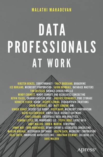 Cover for Malathi Mahadevan · Data Professionals at Work (Paperback Book) [1st edition] (2018)