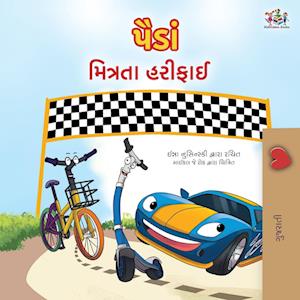 Cover for Kidkiddos Books · Wheels - the Friendship Race (Gujarati Only) (Book) (2024)