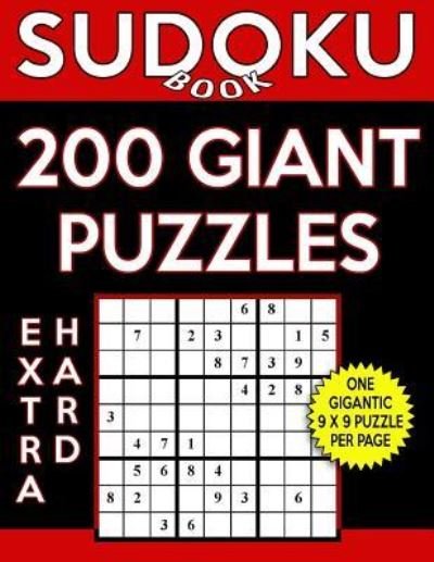 Cover for Sudoku Book · Sudoku Book 200 Extra Hard Giant Puzzles (Pocketbok) (2017)