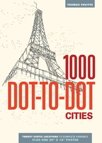 1000 Dot-to-dot: Cities - Thomas Pavitte - Livros - Thunder Bay Press - 9781626860667 - 5 de agosto de 2014
