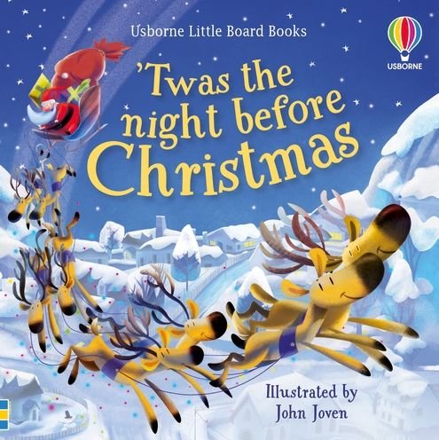 Cover for Usborne · 'Twas the Night Before Christmas - Little Board Books (Board book) (2022)