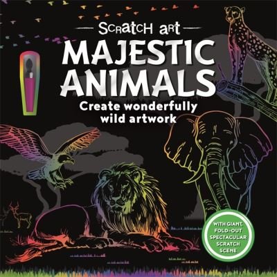 Cover for Igloo Books · Majestic Animals - Scratch Art for Adults (Paperback Book) (2024)