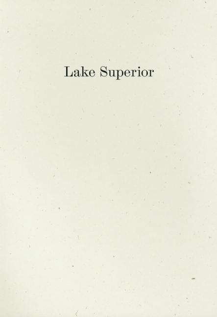 Cover for Lorine Niedecker · Lake Superior (Paperback Book) [First Edition. edition] (2013)