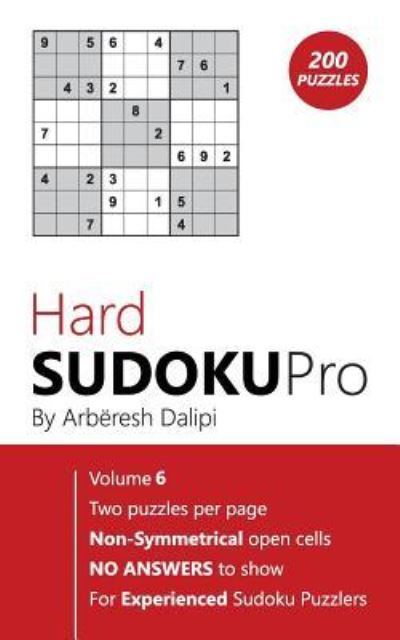 Sudoku - Arberesh Dalipi - Books - Createspace Independent Publishing Platf - 9781976442667 - September 15, 2017