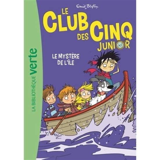 Cover for Enid Blyton · Le club des cinq junior 2/ Le mystere de l'ile (Hardcover Book) (2017)