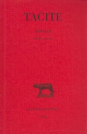 Cover for Tacite · Annales (Collection Des Universites De France) (French Edition) (Paperback Book) [French, 3 Blg edition] (1976)