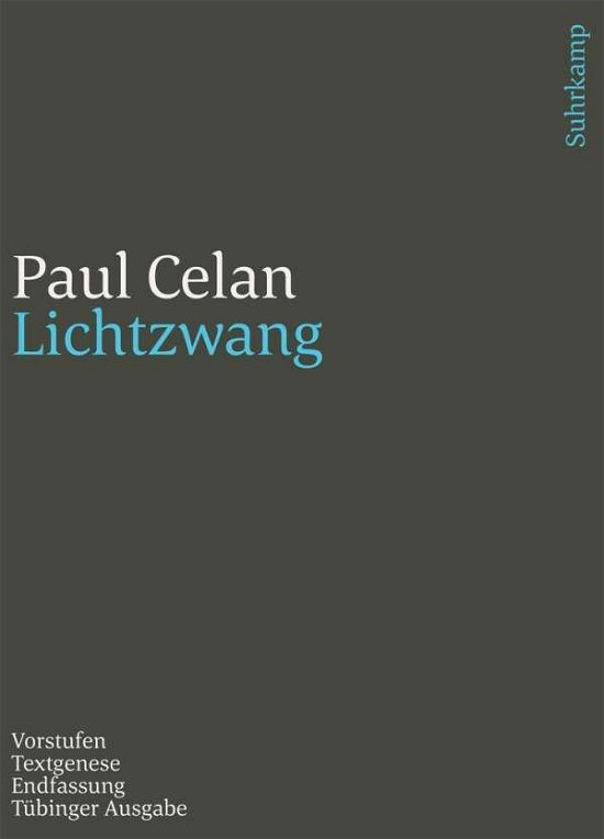 Cover for Celan · Werke. Tübinger Ausgabe (Bok)