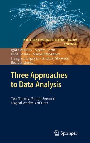 Cover for Igor Chikalov · Three Approaches to Data Analysis: Test Theory, Rough Sets and Logical Analysis of Data - Intelligent Systems Reference Library (Hardcover Book) [2013 edition] (2012)
