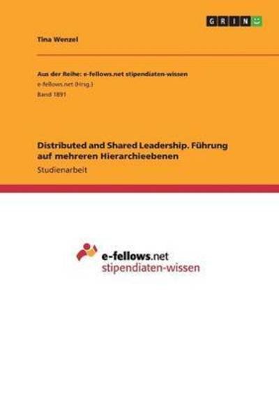 Cover for Wenzel · Distributed and Shared Leadershi (Book) (2016)