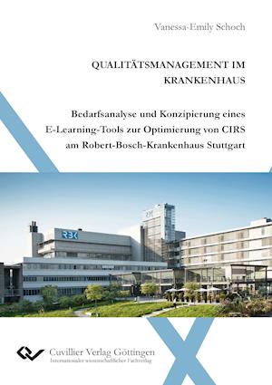 Cover for Vanessa-Emily Schoch · Qualitätsmanagement im Krankenhaus (Paperback Book) (2020)
