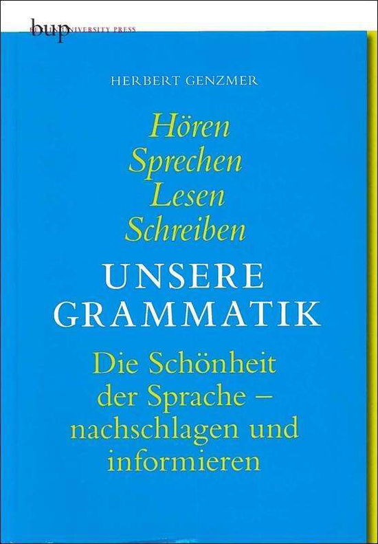 Cover for Genzmer · Unsere Grammatik (Book)