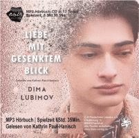Cover for Dima Lubimov · Liebe mit gesenktem Blick (Audiobook (CD)) (2023)