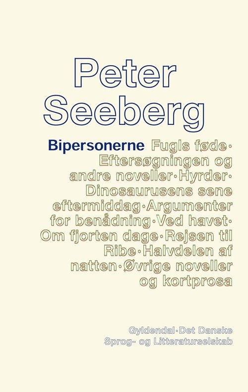 Cover for Peter Seeberg · Bipersonerne (Sewn Spine Book) [1º edição] (2018)