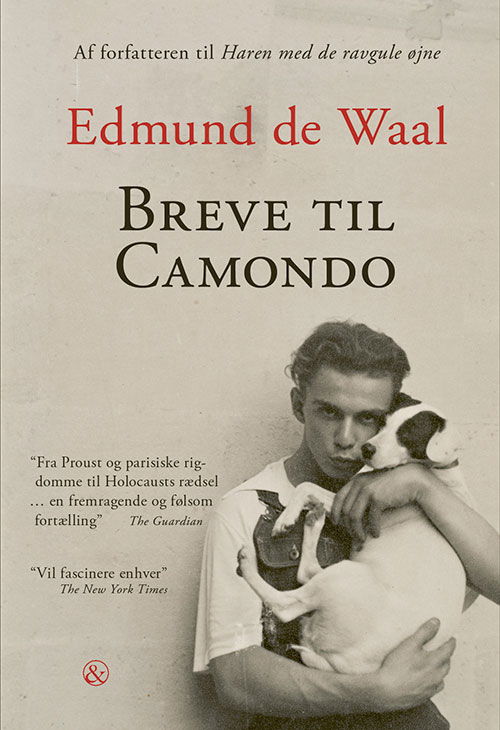 Cover for Edmund de Waal · Breve til Camondo (Sewn Spine Book) [1.º edición] (2023)