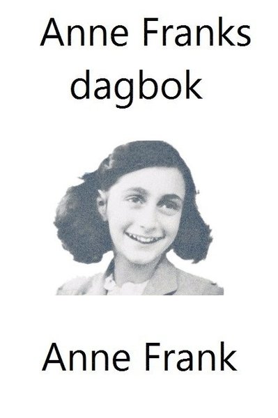 Cover for Anne Frank · Anne Franks dagbok (Pocketbok) (2016)