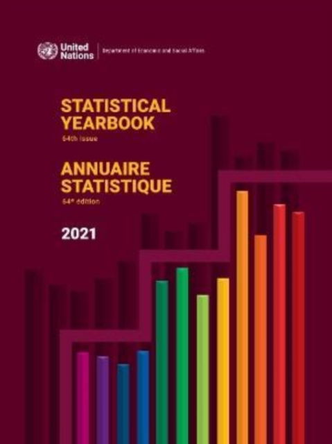 Cover for United Nations: Department of Economic and Social Affairs: Statistics Division · Statistical yearbook 2021: sixty-fourth issue (Hardcover Book) [64th edition] (2022)